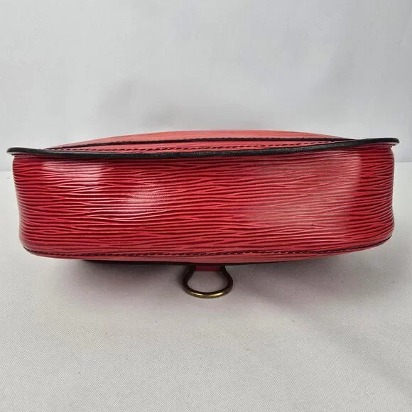 Louis Vuitton Vintage 1987 Red Epi Leather Saint Cloud Shoulder Bag - Picture 8 of 16